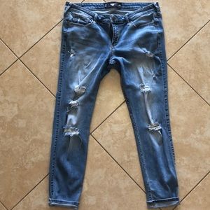 Hollister Crop Jean leggings size 11